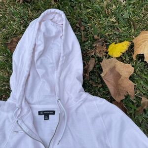 INC Mens 3XL White Quarter Zip Hoodie